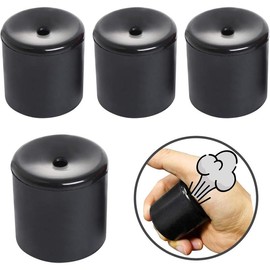 4 PCS Novelty Squeeze Pooter Break Machine Funny Prank Breaking Noise Maker Handle Kids Adult Gags Practical Joke Party Gift Breaking Toy (4 Black) - Color: 1 Black