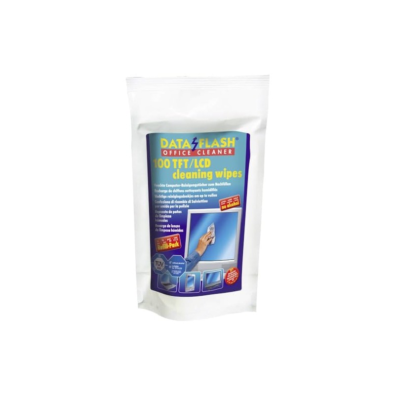 Data Flash TFT Screen Cleaning Cloth 1518 Pack of 100