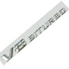 Chrome Replaces with Benz V8 BITURBO Side Adhesive Nameplate Logo Emblem AMG Decoration Modified