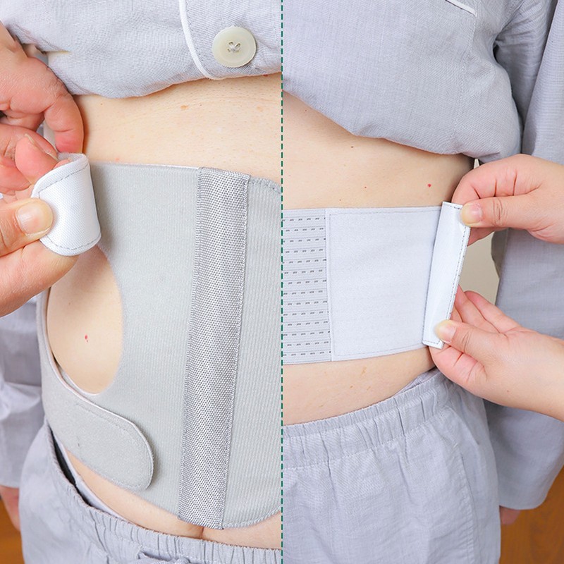 Abdominal Ostomy Belt Elastic Breathable Colostomy Hernia Support Belt for