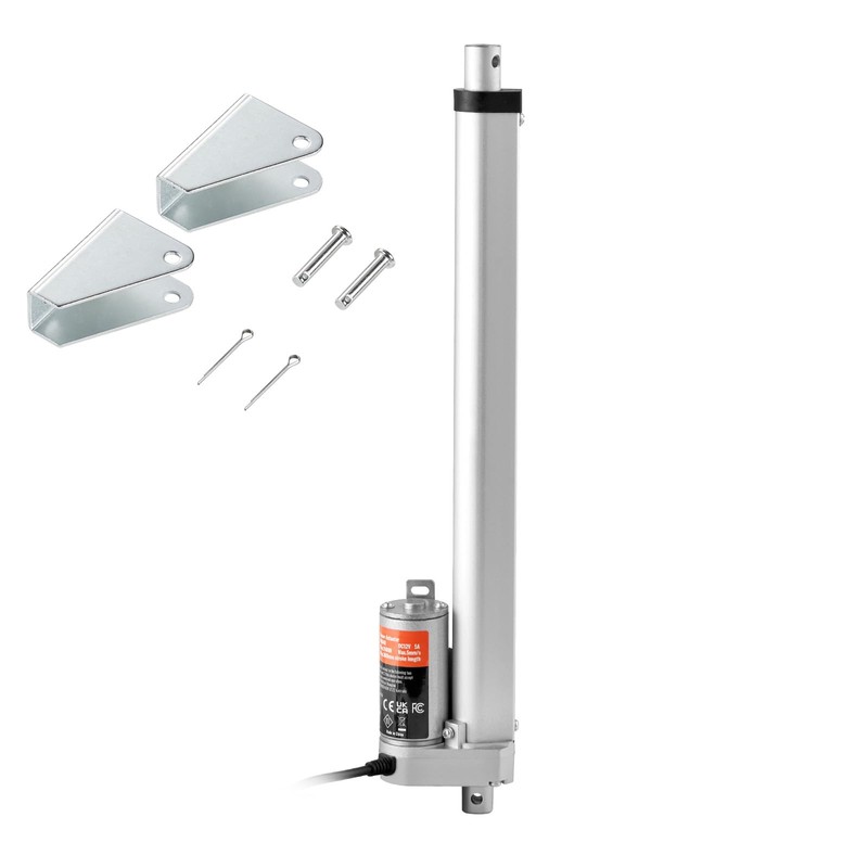 Happybuy 12V Linear Actuator, 12 Inch High Load 330lbs/1500N Linear