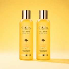 Dalva D'Alba Vita Toning Serum Toner 180mlX2 / 달바 비타 토닝 세럼 토너 180mlX2개