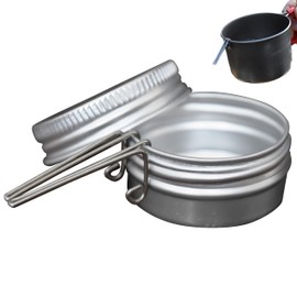 KALUGII Driclip 1st-T Titanium, Stainless Steel, Aluminum Case, Coffee, Drip, Spout, Minimal, Ultra Lightweight, Skitter, Kettle (Titanium)