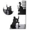 Wrought Iron Figure Book Stand Readers Book Stand Bookshelf Ornaments