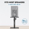 Vondynote Set of 2 Desktop Studio Monitor Speaker Stands Bookshelf