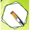 Green Stuff World GSWD-2457 Green Series Synthetic Hair Flat Brush,