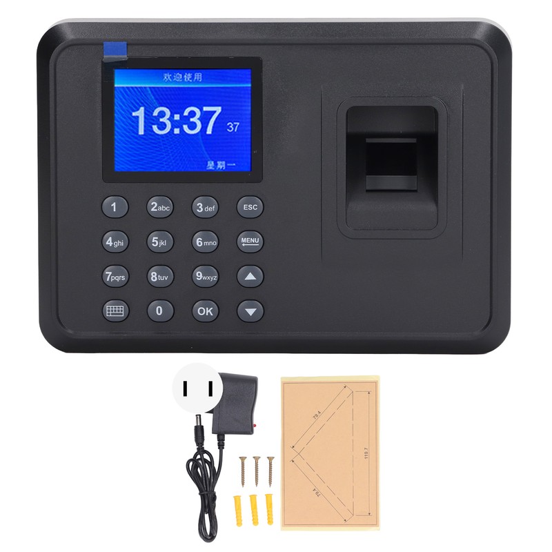 Fingerprint Time Attendance Machine Multi Languages Voice Reminder Fingerprint Password