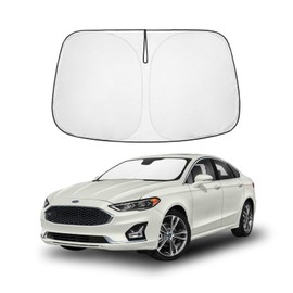 Proadsy - Parasol para parabrisas delantero, plegable, ajuste personalizado, accesorios para Ford Fusion Sedan 2013-2021, actualización 2024