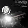Bike Headlight 6000lm 6 Modes IPX6 Waterproof USB Charging 5