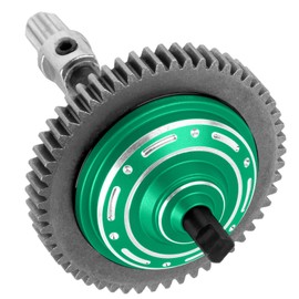 BRCatWPark 54T Center Differential Upgrades Part for 1/10 Slash 4X4 VXL/Rustler 4X4 VXL/Stampede 4X4 VXL/Hoss 4X4 VXL/Slash (Platinum Ultimate) 4WD,RC Steel #45 Center Diff Hop Ups,Green