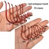 Laxygo Octopus Beak Offset Fishing Hooks Froged Sport Circle Hooks
