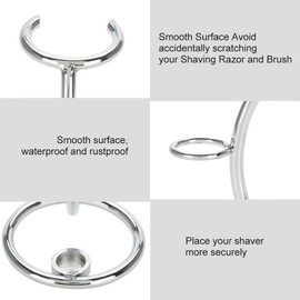 Kaimeilai Razor Holder Stand for Men, Razor Brush Stand Holder for Shaving Brush and Razor