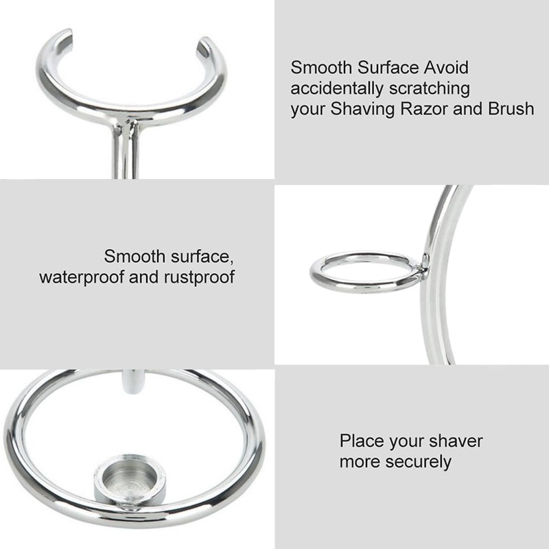 Kaimeilai Razor Holder Stand for Men, Razor Brush Stand Holder