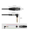 SZLliyxs 2 Pack Right Angle 6.35mm TRS to XLR Female,3FT,