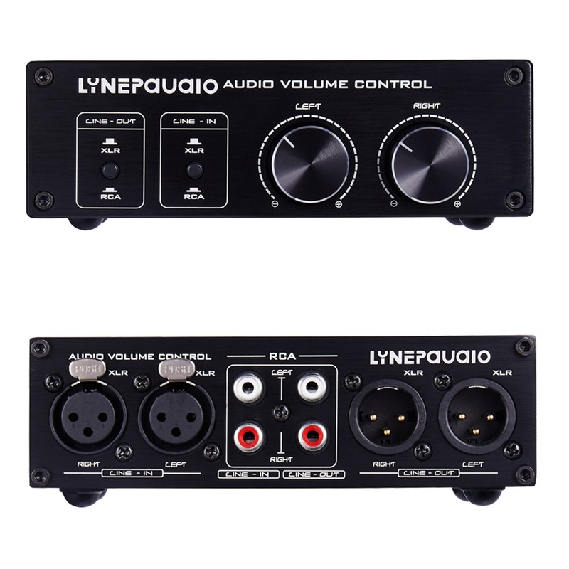 LYNEPAUAIO Passive Audio Volume Controller with Fully-Balanced & Single-Ended Mode