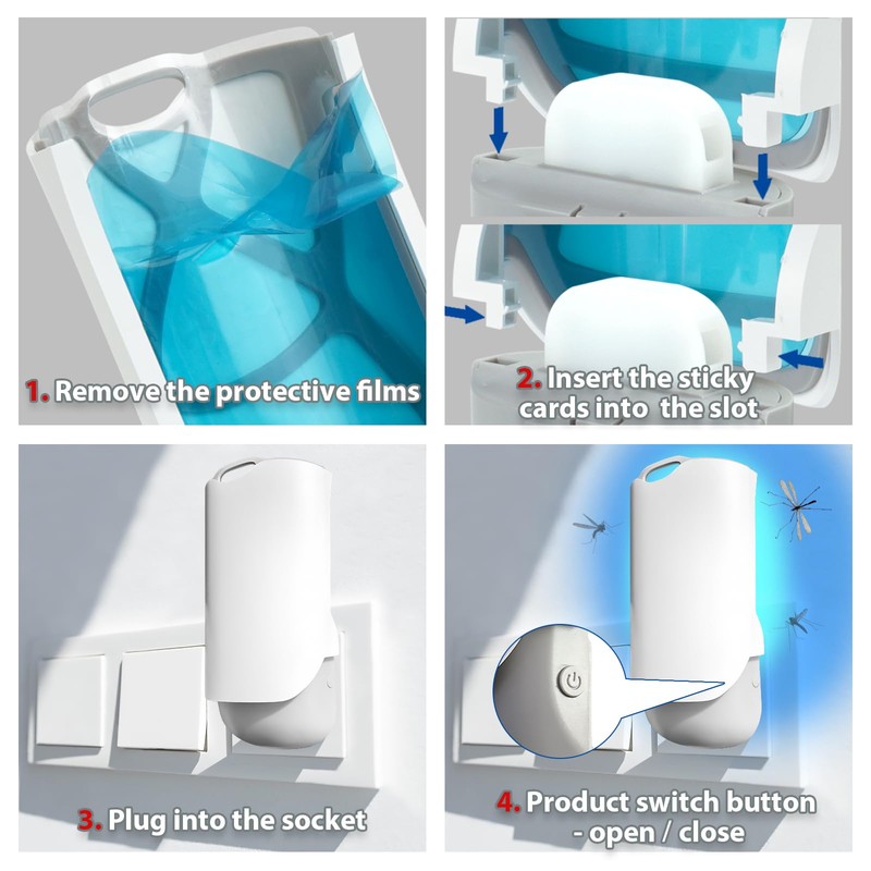 Flying Insect Trap for Indoors(only 10 Refills no Device)