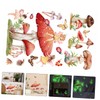 CORHAD Mushroom Wall Decal Boho Home Decor Room Decor Sticker