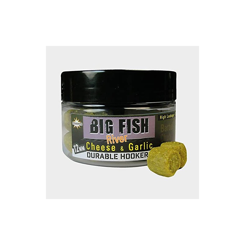 Dynamite Big Fish River Cheese & Garlic 12mm Durable Hookers