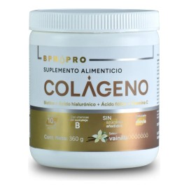 Colágeno Hidrolizado en Polvo con Ácido Hialurónico y Ácido Fólico, Sabor Vainilla – Piel Radiante, Cabello Fuerte, Uñas Resistentes y Articulaciones Sanas – Sin Azúcar Endulzado con Stevia