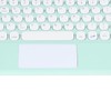 Touch Wireless Keyboard Round Keycaps Ergonomic Design Ultra Thin Smart