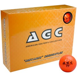 LEZAX AGC Golf Balls, 1 Dozen (12 Pack) Orange AGBA-3790