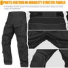 KRYDEX Tactical Men's G3 Combat Pants with Knee Pads (Black,