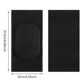 Qianyu Breathable Protective with Thicken Sponge Elbow Support Compression Elbow Brace Support Fitness Sports Recovery Protector Badminton Basketball Breathable Elbow Wraps for Kids Men and Women