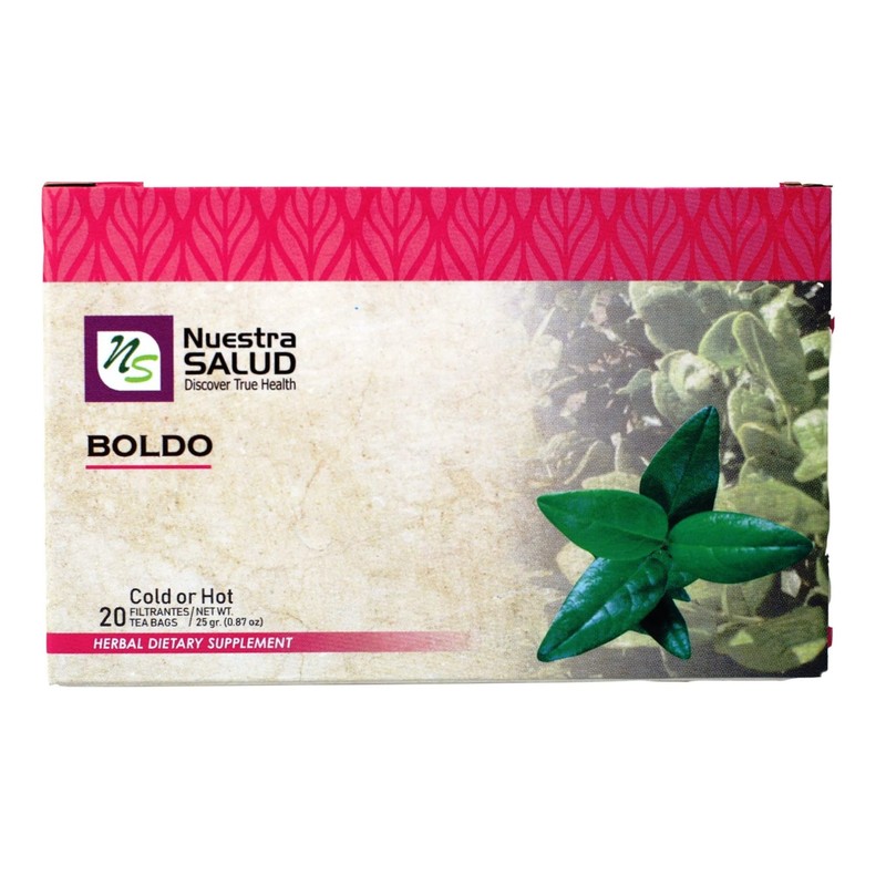 Boldo Leaves Tea Herbal Tea (20 Tea Bags) Detox Cleanser