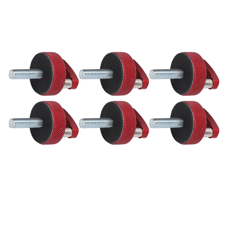 6PCS Hard Top Quick Removal Fastener Thumb Screw with D