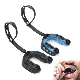 2 Stücks Mundschutz Boxen Zahnspange Mundschutz Boxen Mundschutz Football möglich für American Football Kampfsport Boxen Kickboxen Hockey Football Erwachsene Schwarz und Blau