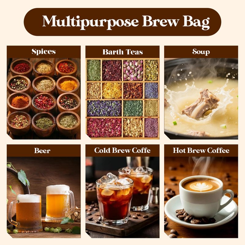50 Pack Commercial Cold Brew Coffee Filters, 20" x 20"