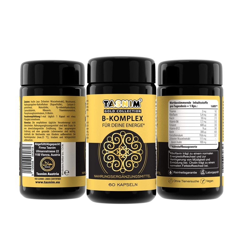 B-Complex + Inulin from Chicory Root Extract - Tasnim -