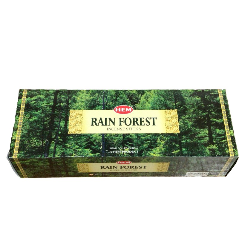 HEM Hem Rainforest RAINFOREST Stick Incense Incense, Set of 6
