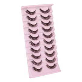 Wiwoseo - Pestañas Postizas Rusas Naturales Con Banda Transp