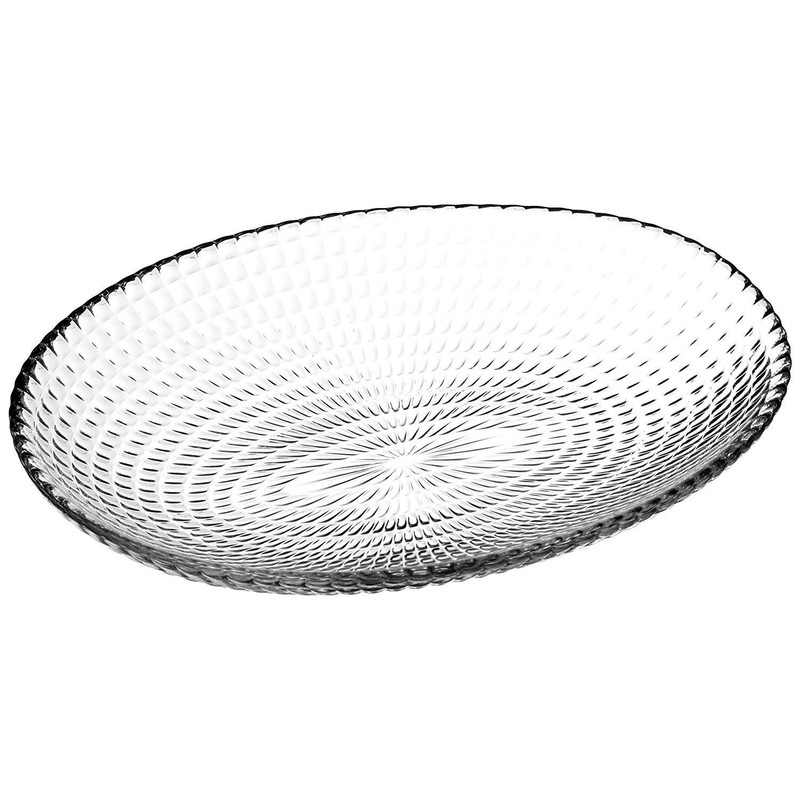 Miyazaki Tableware Plate Oval Plate Pashabache Generation S Clear PS10487