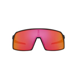 Oakley Men's Oo9406 Sutro Rectangular Sunglasses, Polished Black/Prizm Field, 37 mm