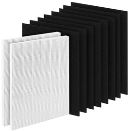 D360 True Replacement Filter D3 Compatible with Winix D360 Includes 2 H13 True Filters and 8 Activated Carbon Pre-filters, Part # 1712-0101-02 (10Pack)