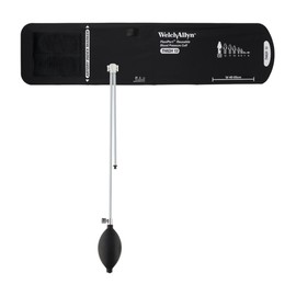 Welch Allyn REUSE-13-2BV FlexiPort Reusable Blood Pressure Cuffs with Inflation System, Thigh, Size 13