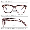 CHOFILORD Ladies Reading Glasses Blue Light Blocking Spring Hinge Computer