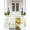 EHOMEWARE 1 Pack Gold Entry Door Handles, Front Door Knobs