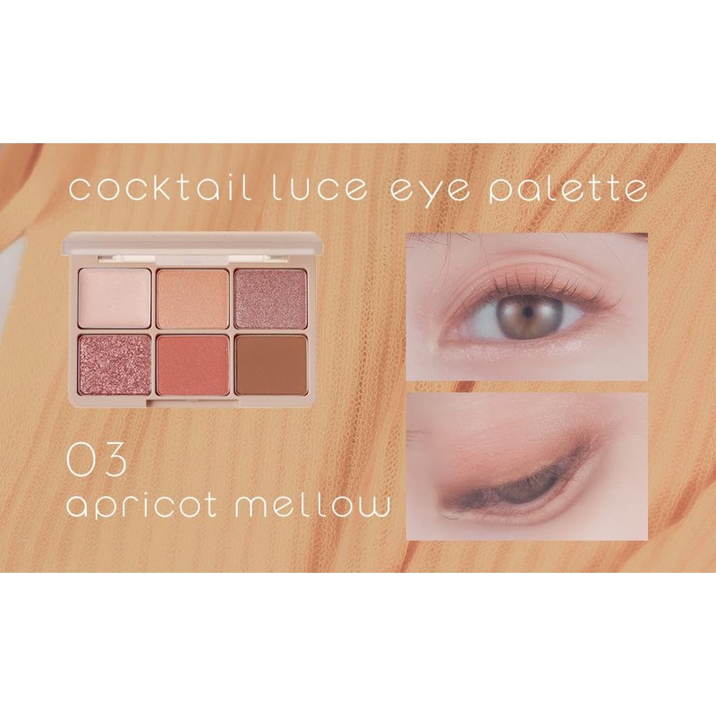 Haomii Cocktail Luce Eye Palette, Multi Palette, Eye Shadow, Teardrop