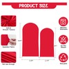Red Arch Backdrop Covers - 7.2FT, 6FT Spandex Fitted Wedding