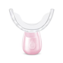 Professional LED Teeth Whitening Kit,16 LED Light for Sensitive Teeth - Professional Tooth Whitener   Achieving a Bright White Smile - Specification: pink