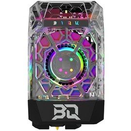 BIQU Panda Jetpack V2.0 Transparent Shell with RGB Light Upgrade Print Head for Bambu-Lab P1P/P1S/X1C/X1E 3D Printer