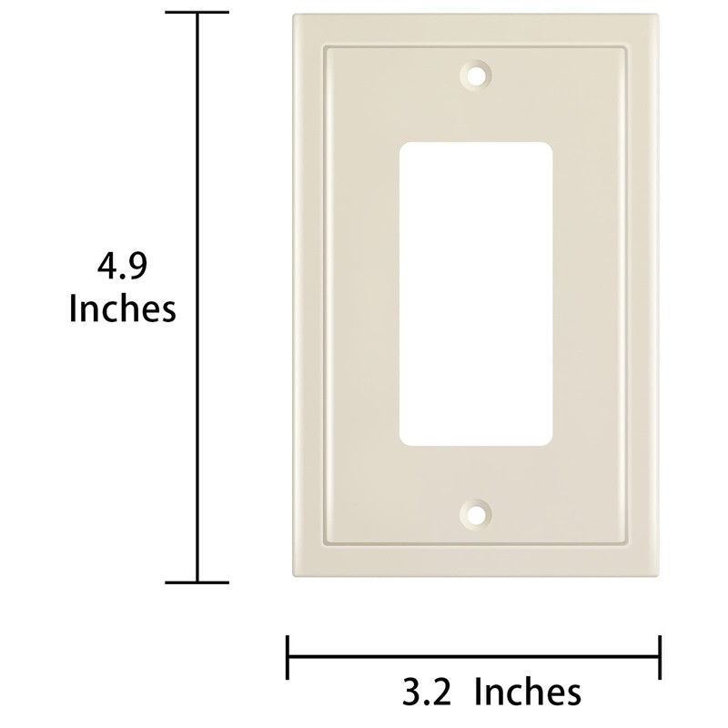 Henne Bery Modern Edge Decorative Wall Plate Switch Plate Outlet