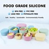 Anatole Silicone Food Storage Containers Set of 3 Lunch Box