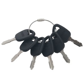 GAOHOU 6pcs GY20680 Ignition Key for John Deere Tractor 100 LA LT SST X Series Ride-on Mower X739 X750 X754 X758 X950R