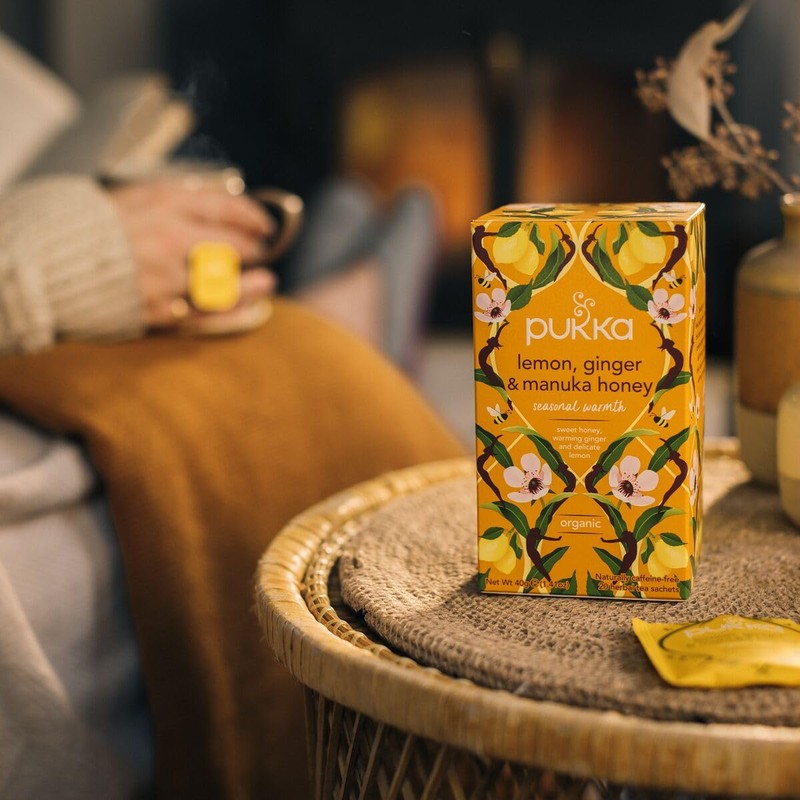 Pukka - Infusion Citron Gingembre & Miel de Manuka BIO