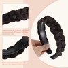 Hair Braid Headband,Wide Wig Braid Hair Band Accessory for Women