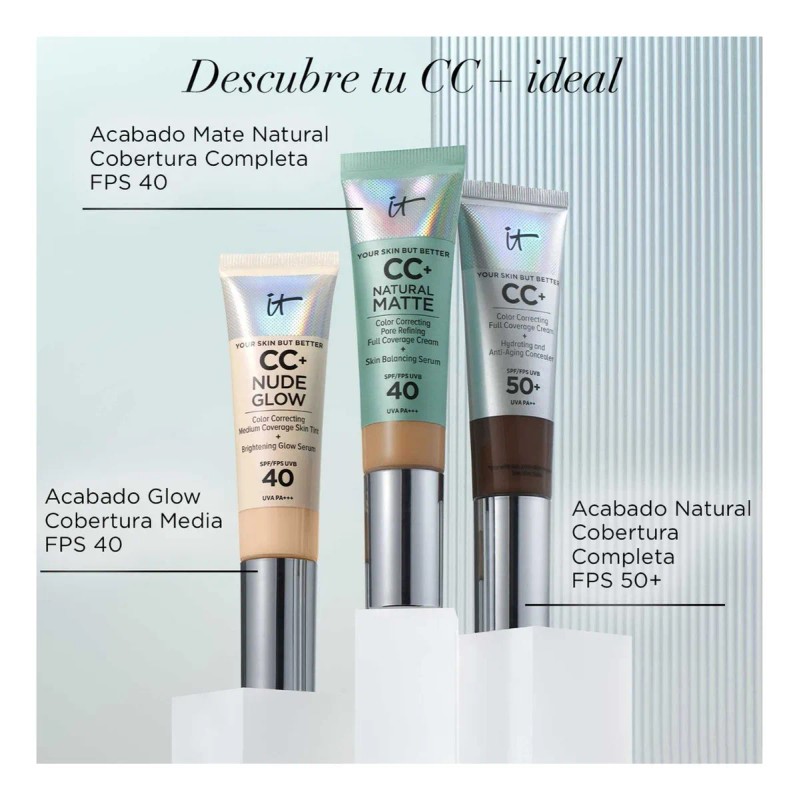 Cosmetics Natural Matte Cream Base Maquillaje Protector Solar Fps Cobertura